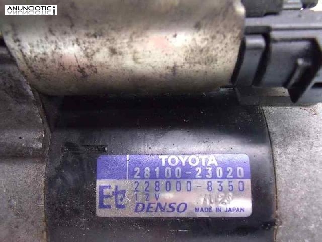 106021 motor toyota yaris 1.0