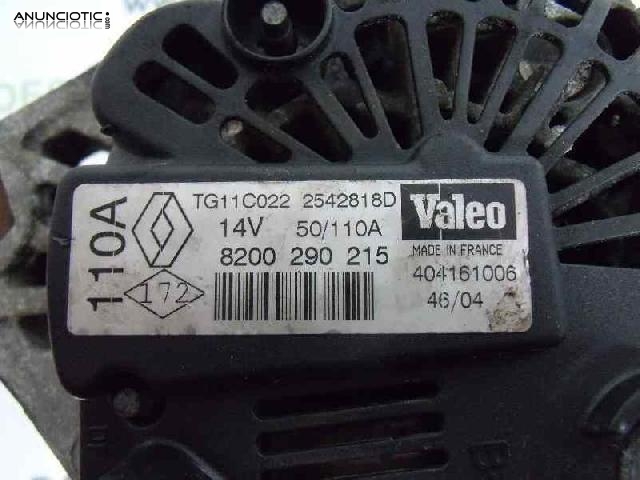 169404 alternador renault scenic ii