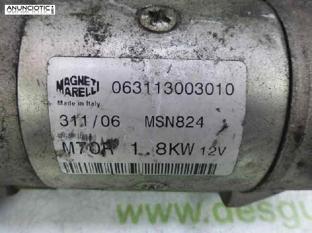 261315 motor fiat doblo 1.9 d elx