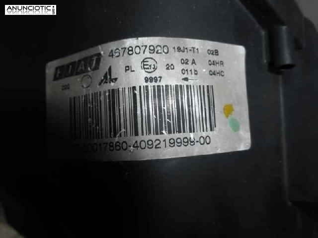 266385 faro fiat stilo 1.6 16v dynamic