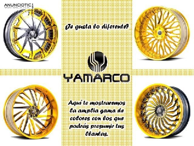 Pinta tus llantas en yamarco calidad