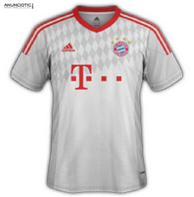 Camiseta Bayern Munich 2015 Segunda baratas