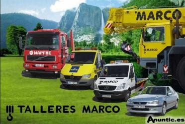 TALLERES MARCO, ASISTENCIA EN VIAJE, AUXILIO EN CARRETERA, GRUAS Y TAXI