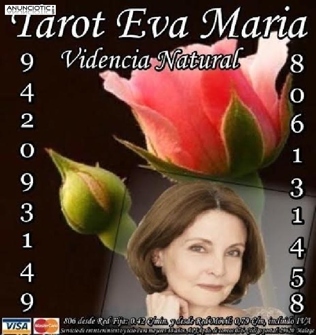 Tarot Eva Maria Profesional y Honesta 806 desde 0.42/m