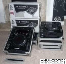 2X PIONEER CDJ-350 Turntable + DJM-350 Mixer Package