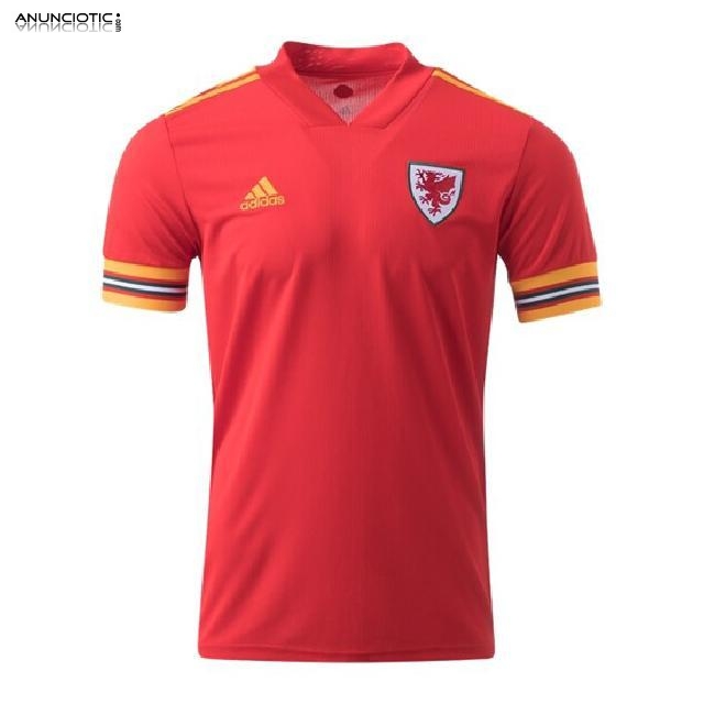 camisetas de fútbol Gales baratas 2020