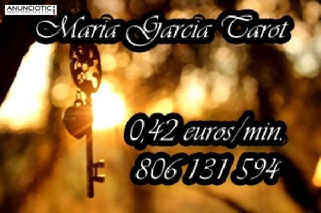 Maria Garcia. Tarot mas económico x 0,42 euros/min. 806 131 594