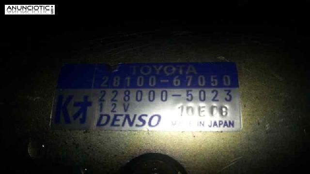 Motor arranque 3127725 2880005023 toyota