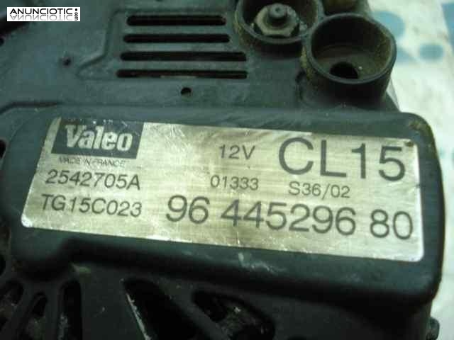 Alternador 2871242 9644529680 citroen c3