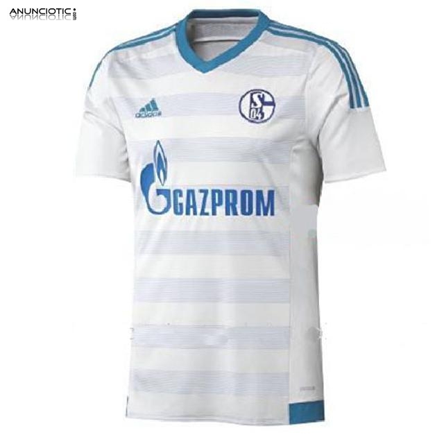 Camiseta Schalke 04 baratas 2015-2016 Segunda