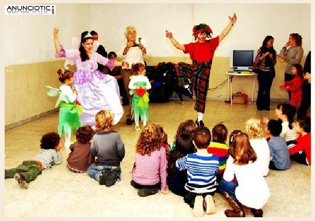 Animadores para fiestas infantiles en Granada, cumpleaños a domicilio, 