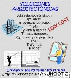 REFORMAS, AISLAMIENTOS, VENTANAS, TARIMAS, IMPERMEABILIZACIONES, PLADUR.