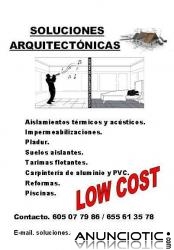 REFORMAS, AISLAMIENTOS, VENTANAS, TARIMAS, IMPERMEABILIZACIONES, PLADUR.