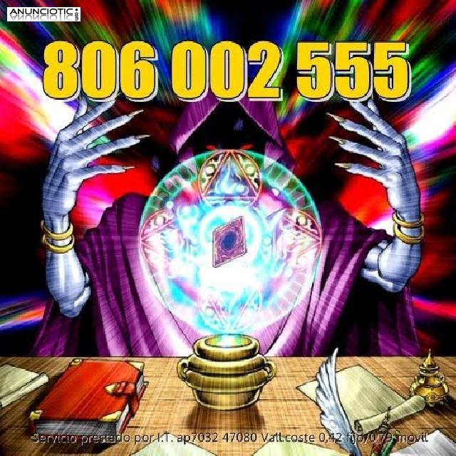 y  Tarot Nuevo,Novedad 806 002 555 barato 0.42 min