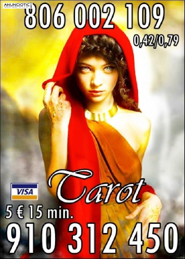 TAROT/MAGIA /VIDENCIA VISA 910 312 450 -806 002 109 Coste min. 0,42/0,79 cm