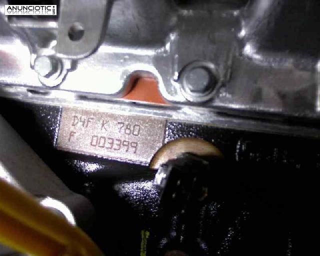 Motor completo tipo d4fk780 de renault -