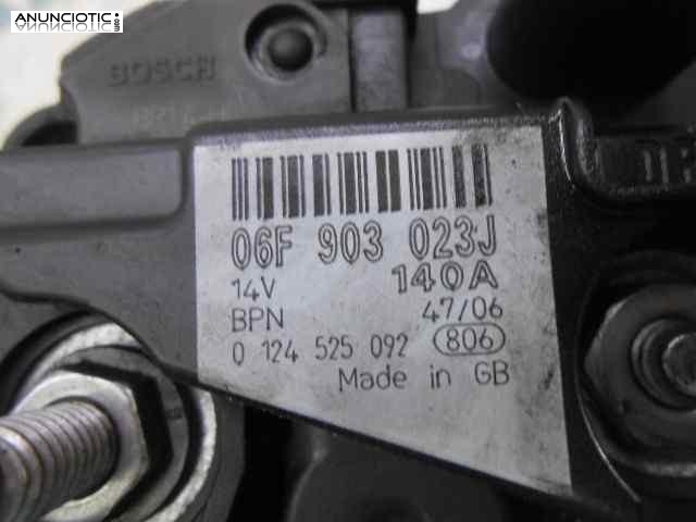 Alternador 3201070 0124525092 audi a4