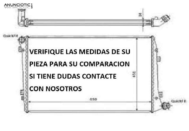 528899 condensador volkswagen passat