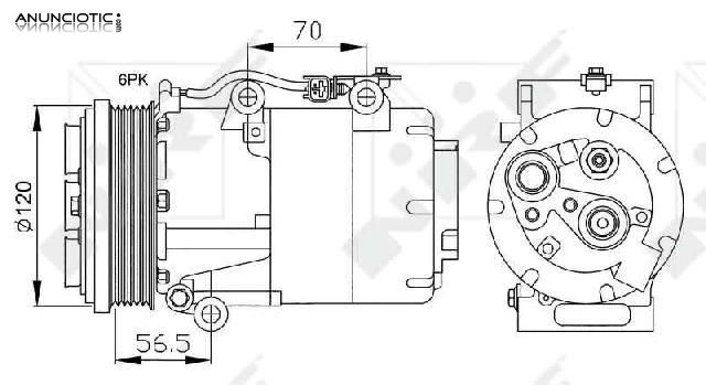 686101 compresor volvo v50 familiar 1.6