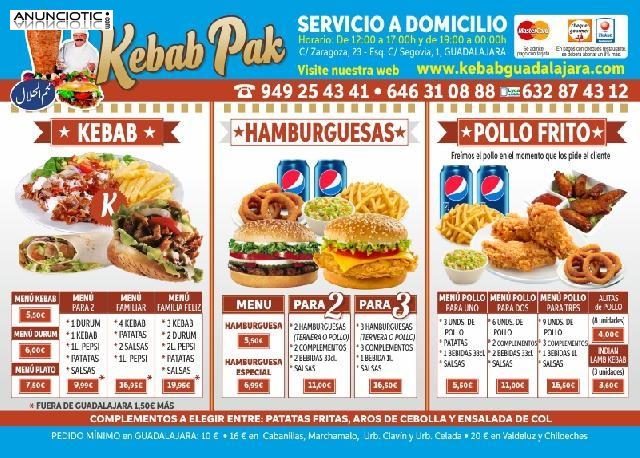 los mejores precios en kebab