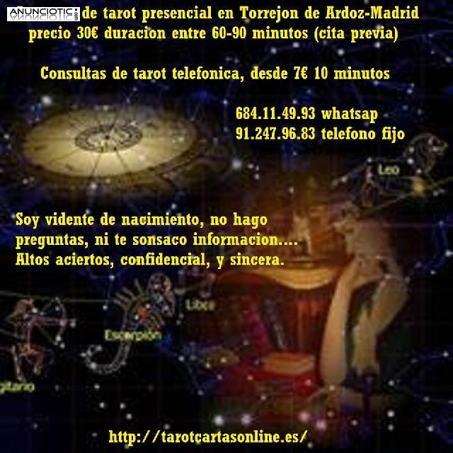 Tarot, I ching, y astrología presencial o telefónica