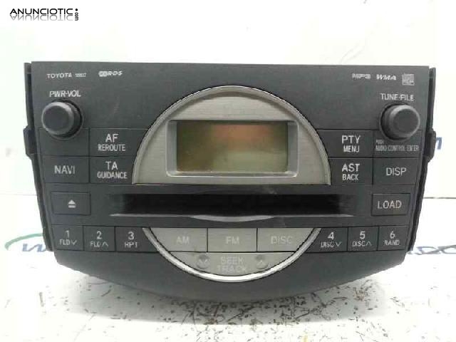 Sistema audio radio cd mp3 toyota rav 4 de 2008