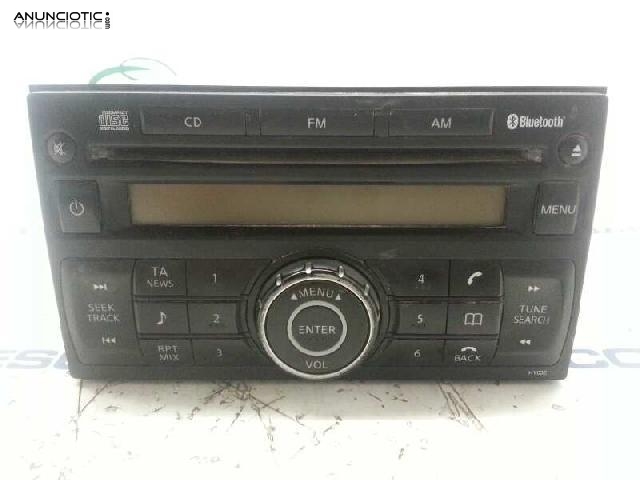 Sistema audio radio cd para nissan qashqai j10 