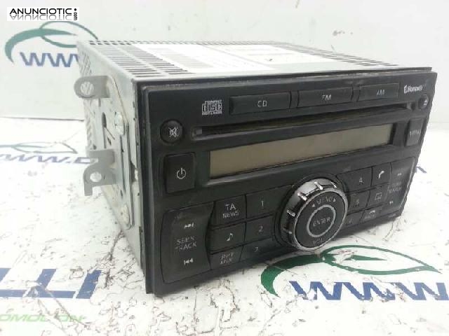 Sistema audio radio cd para nissan qashqai j10 