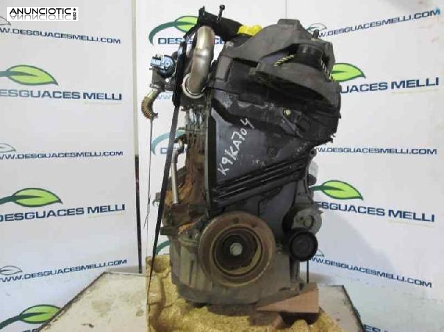 Motor completo k9k704 para clio ii fase ii 15 dci