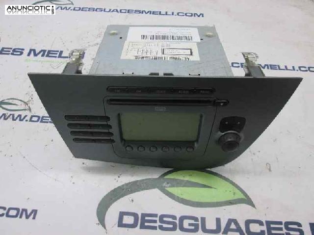 Sistema audio radio cd para seat leon de 2006