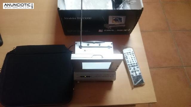 Sistema video dvd, mp3, radio y tv belson 5,