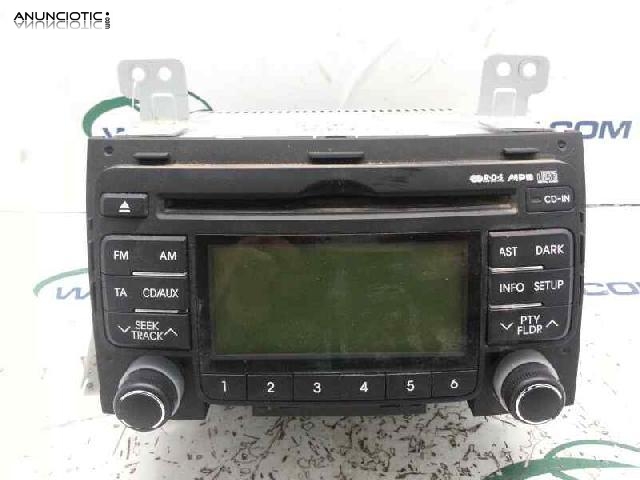 Sistema audio radio cd mp3 para hyundai i30