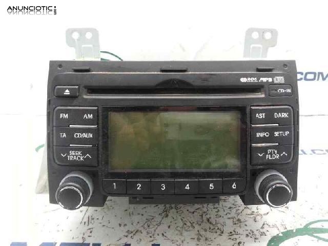 Sistema audio radio cd mp3 para hyundai i30