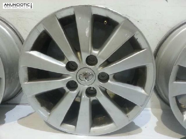 Juego llantas toyota corolla r16 5 tornillos 4 ud.