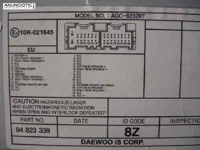 Radio cd chevrolet aveo (2006 - 2012)