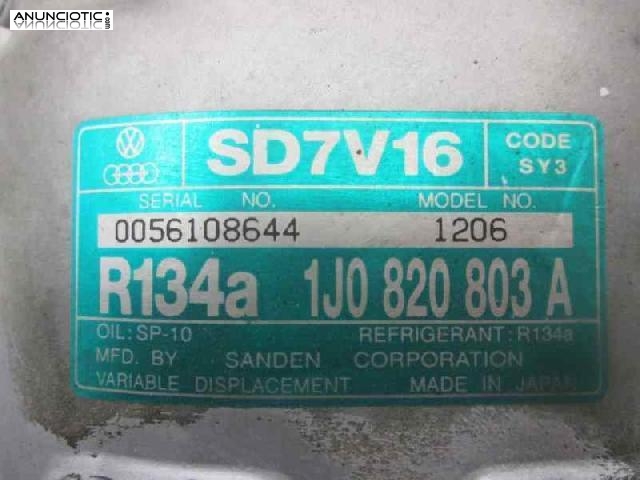 Compresor 745891 de volkswagen