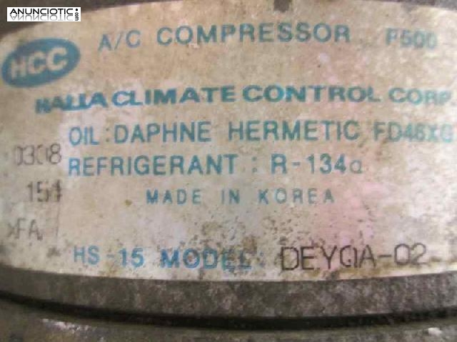 Compresor 546094 de hyundai r-deyqa02