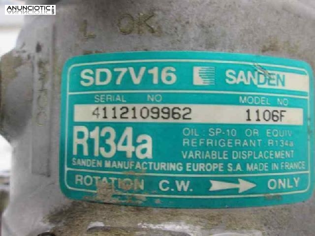 Compresor 723690 de citroen r-1106f