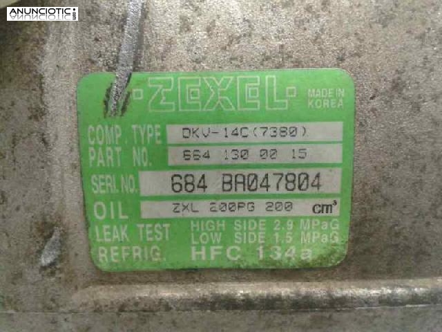 Compresor 1668843 de ssangyong