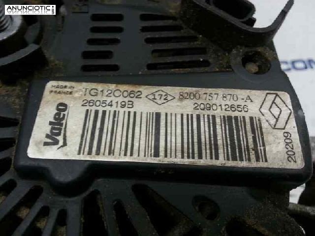 Alternador 1042564 de renault