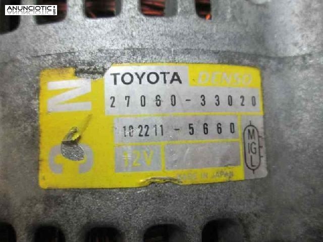 Alternador 539526 de toyota