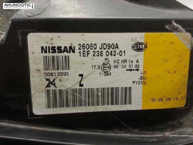 Faros 1327369 de nissan qashqai 2008