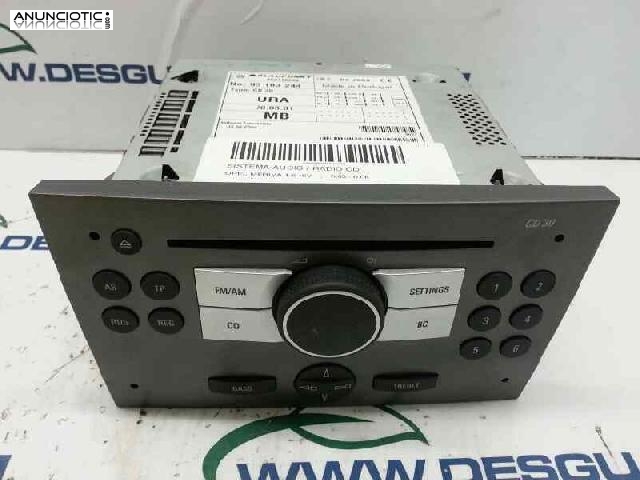 Radio cd opel meriva (2003 - 2008) del