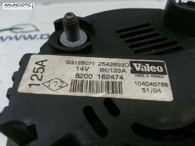 Alternador 1222423 de opel r-