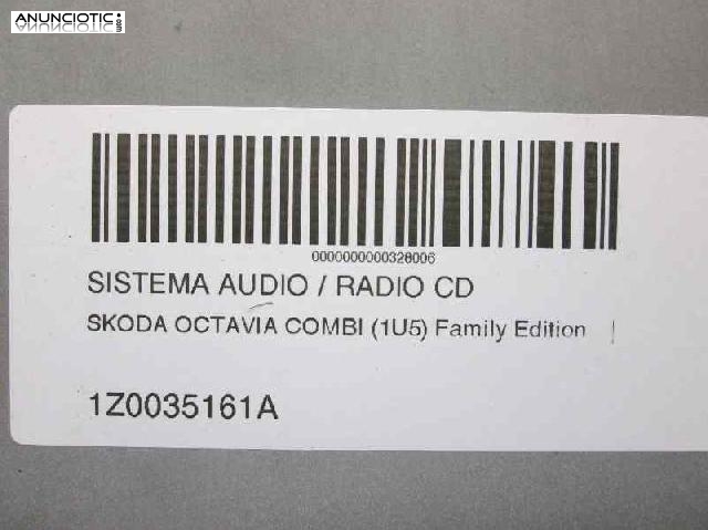 Radio cd skoda octavia combi (1u5)