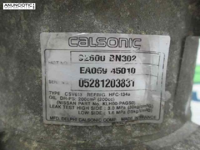 Compresor 798395 de nissan r-ea05945010