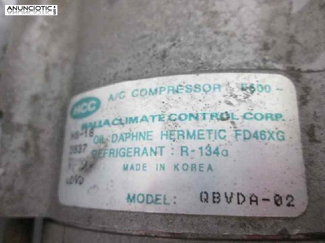 Compresor 410486 de hyundai r-hs183937