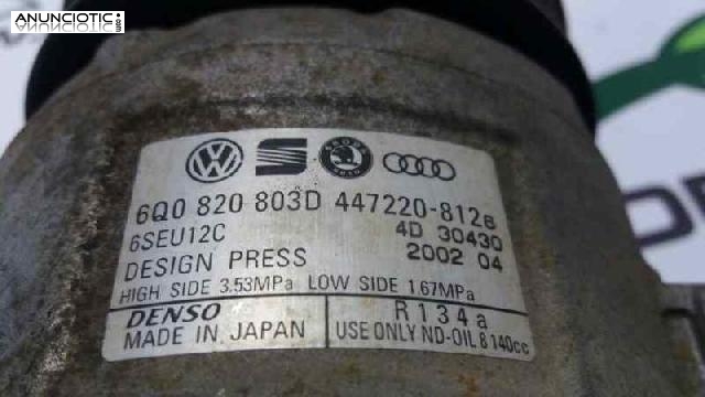 Compresor 1957094 de volkswagen