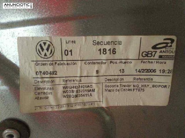 Elevalunas 1427278 volkswagen polo (9n3)