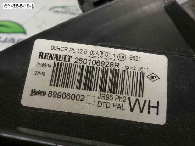 Faros 1246346 de renault scenic 2014